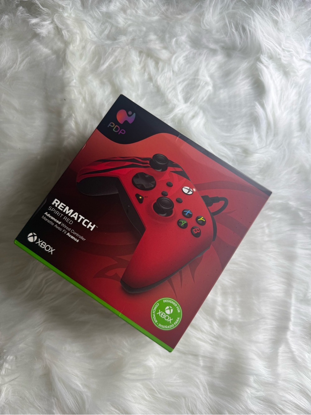 Match Rematch Wired Xbox Controller – Red